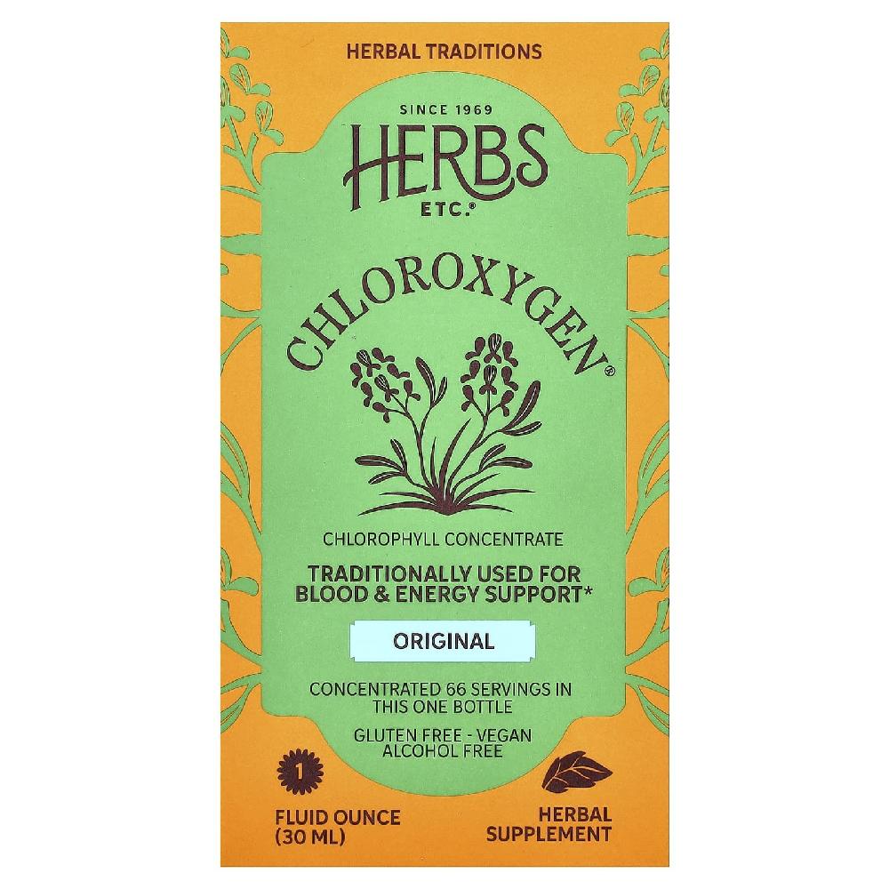 허브ETC <b>ChlorOxygen</b> 클로로필 엽록소 농축물 무알콜 30ml