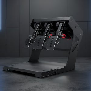 심매직 SIMAGIC P1000i 인버티드 모듈러 3페달 로드셀 레이싱 F1 게임장비