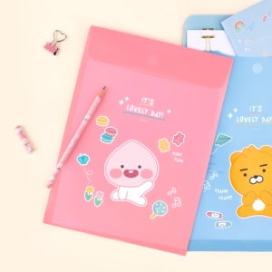 카카오프렌즈 카카오 리틀프렌즈 러블리 세로형 봉투파일 어피치 1개