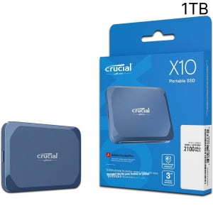 크루셜 Crucial X10 외장 SSD 1TB USB3.2 Type-C