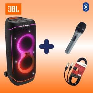 JBL PARTYBOX720 파티박스720 배터리스피커 블루투스 유선마이크 케이블 세트