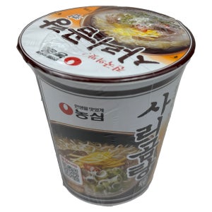 농심 사리곰탕 컵라면 6개입