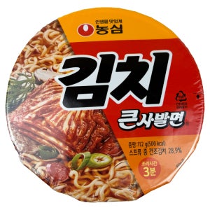 농심 김치 큰사발면 컵라면 16개입