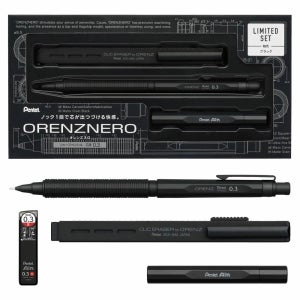 펜텔 오렌즈 네로 샤프 펜 0.3mm 한정판 리미티드 세트 3컬러 자동샤프 필기 수능