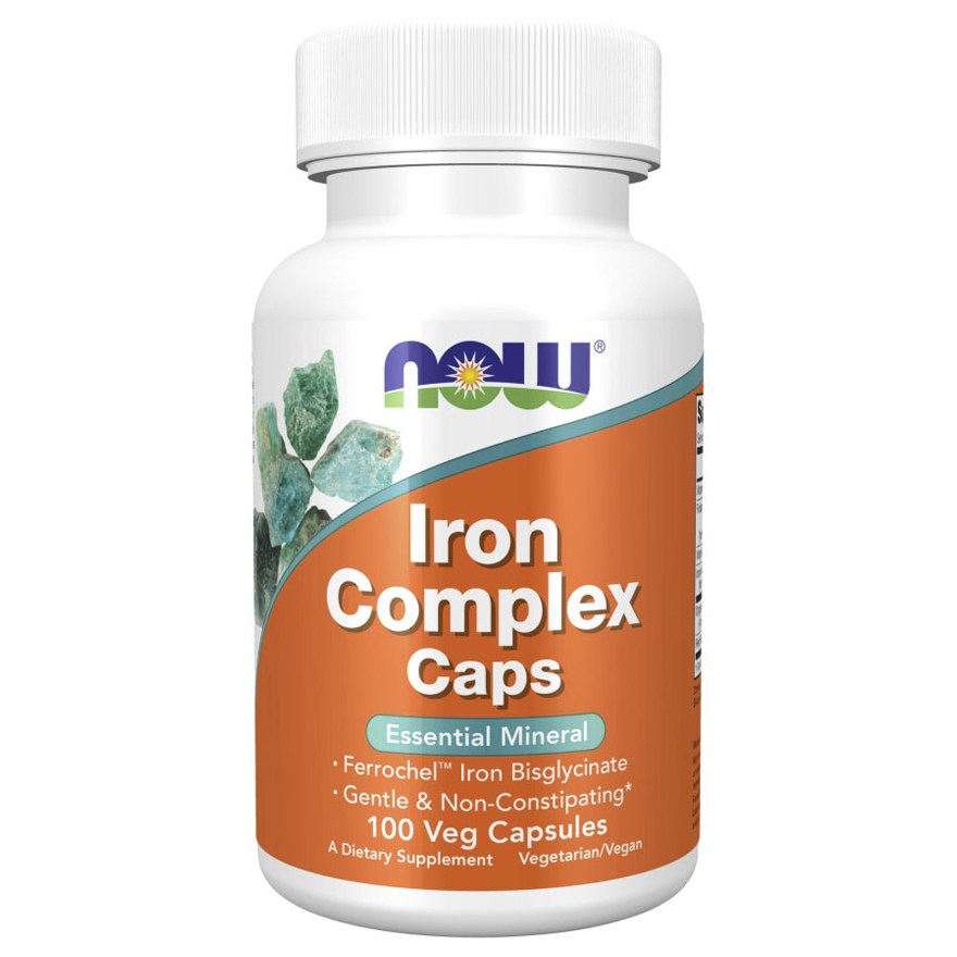 나우푸드 <b>아이언 컴플렉스</b> 캡 베지 캡슐