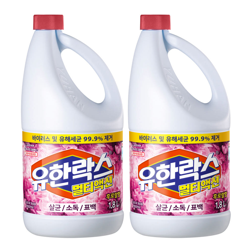 유한락스 멀티액션 후로랄 1.8L 2개 (7,810원) (무료)