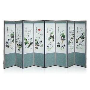 고급 자수 백학도 8폭 병풍 제사상 차례상 명절 병풍 제수용품
