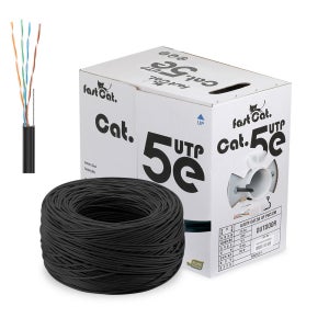 옥외용 방수 랜선 UTP CAT5e 200M 랜케이블 박스 외부 실외용 인터넷 통신선