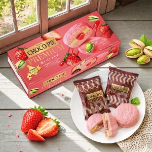 롯데 프리미엄 초코파이 딸기 피스타치오맛 6개입