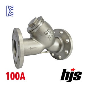 스텐 스트레이너 밸브 100A (육각캡) / SB타입 1.0Mpa 후렌지 KC인증품