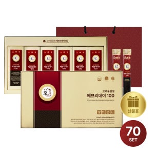 PNBG 풍년보감 에브리데이100 홍삼정 진액스틱 선물세트 60포, 70개