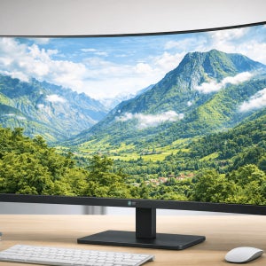 LG전자 32인치 커브드 FHD VA 패널 사무용 대화면 PC 모니터 32MR50C 80cm