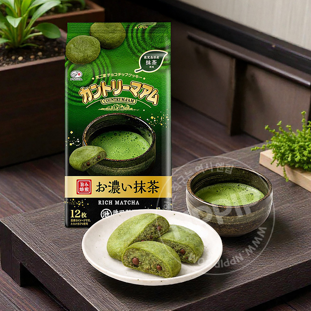 후지야 컨트리맘 진한 말차맛, 120g, 1개 대표 이미지