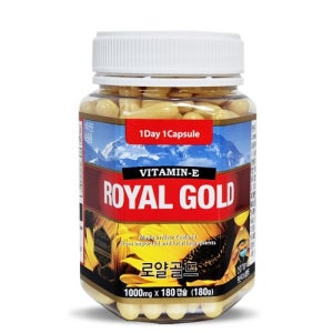 통라이프 로얄골드 비타민E 1,000mg x 180캡슐