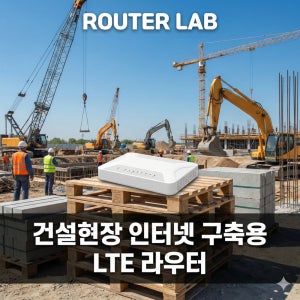 건설현장 와이파이 구축용 LTE 라우터 CNR-L580W (무약정)