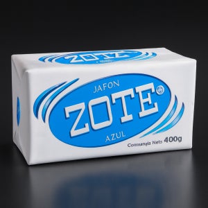 멕시코 조트 비누 400g 블루 일반 세탁용 대용량 아기옷 얼룩 제거 주방·욕실 청소