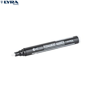 리라 영구마카 L4050001 유리 플라스틱 목공 건축 마카 마킹펜 2-4MM 흰색