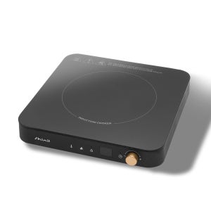 신일 1구 인덕션/블랙/화이트 9단계 온도조절 다이얼+터치 조작/고강도 세라믹 소재