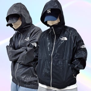 노스페이스 화이트라벨 26SS 노벨티 올레마 에나멜 후디 바람막이 자켓 (2color)