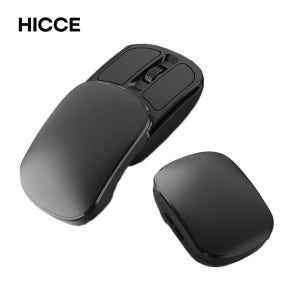 포켓 접이식 마우스 무선 2.4G / 블루투스 5.2, 무소음, 휴대용 55g
