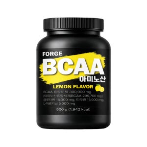포지 BCAA 아미노 아르기닌 바이탈 글루타민 보충제 필수아미노산 레몬, 500g, 1개