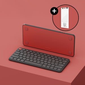 [예약구매] 엑토 초경량 슬림 미니 가벼운 휴대 인체공학 아이패드 블루투스 키보드 B606