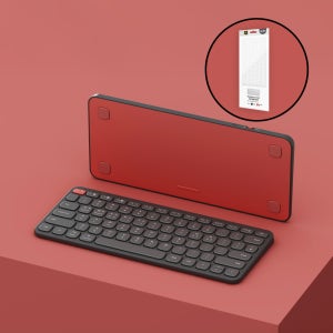 엑토 슬림 미니 가벼운 휴대 인체공학 아이패드 블루투스 키보드 B606