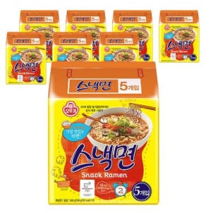 오뚜기 스낵면 108g, 40개