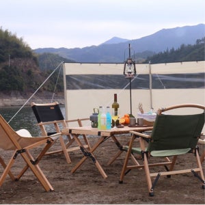 캠핑 윈드스크린 바람막이 가림막 투명창