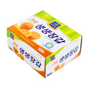 허밍 생생 비닐장갑 위생장갑 주방용 업소용 500매, 1개