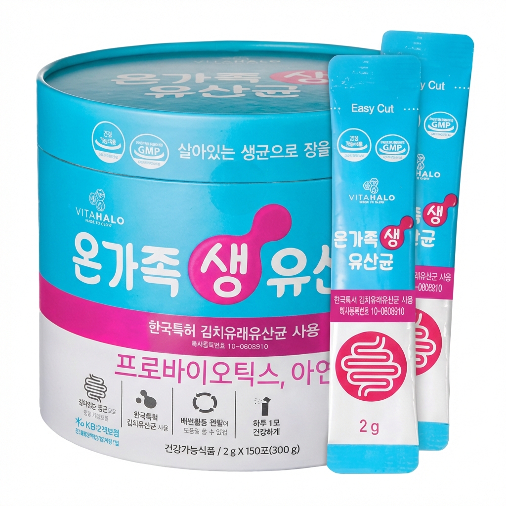 프로바이오틱스 패밀리 생산균 1억 CFU 150포 1박스 5개월분