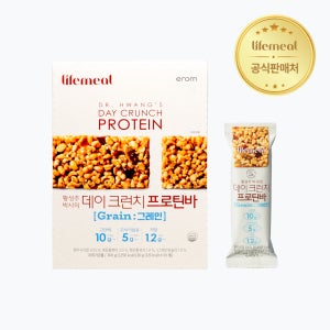 황성주 박사의 데이 크런치 프로틴바 에너지바 칼로리 간식 그레인, 10개입, 1개