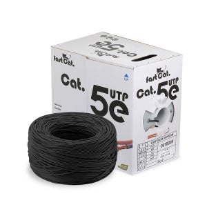 옥외용 방수 랜선 CAT5e UTP 300M 박스 실외용 랜케이블 인터넷 외부 통신선