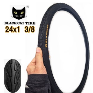 타이어 24x1 3/8 블랙캣, 휠체어 바퀴 교체 수리 자전거