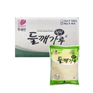 뚜레반 들깨가루(탈피) 3kg x 4ea/box
