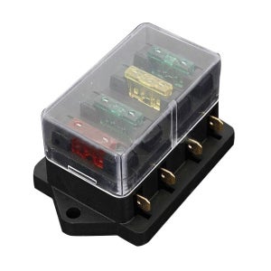 퓨즈박스 4열 보트 배선용 전장제품 빌지펌프 항해등 릴레이장착