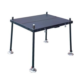 민물 낚시 좌대 탄소 플랫폼 접이식 블랙 초경량 100x80cm