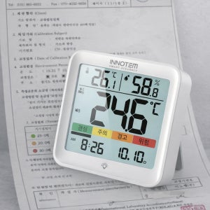 이노템 체감온도계 IF-75T + 온 습도 교정성적서 포함