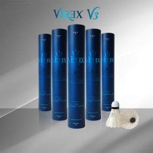 VIREX 비렉스 V3 배드민턴 셔틀콕 12개입 KK7000 1BOX 25타