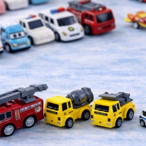 리빙LJ 미니카 100개입 대용량 세트 자동차 장난감 단체용 개별포장 병원 치과 보상용