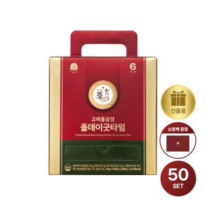 PNBG 풍년보감 고려홍삼정 진액 올데이굿타임 스틱 10g 홍삼선물세트 100포, 50개