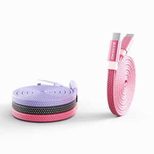 디큐브 자석 240W 초고속 충전 케이블 C to C 우븐 1m