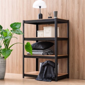 높이 2100 소형 선반 4단 선반 500 400 mm 앵글랙 여수 폭좁은 50 40 210 cm 가로 x 깊이 폭 너비 세로 제주 위 선반 시스템 벽스피드랙 홈던트하우스 자재