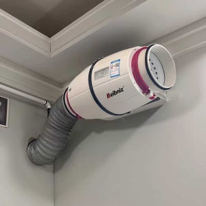 덕트팬 관로형 환풍기 고출력 저소음 배기휀 욕실 주방 공기순환 DC모터 실내환기