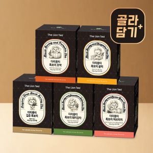 더리옹티 흑보리 돼지감자 호박 귤피 레몬그라스 복숭아 골라담기 티백