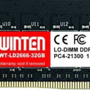 WINTEN 데스크탑 메모리 DDR4 3200 2666 32GB 각 2개