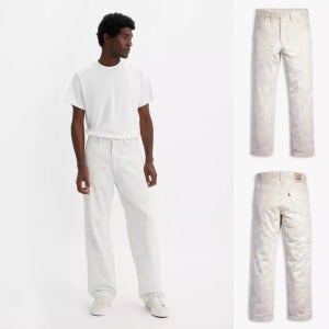 리바이스 화이트진 스테이 루즈 카펜터 팬츠