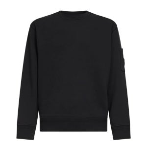 26SS CP컴퍼니 맨투맨 렌즈 스웨트셔츠 블랙 20CMSS036A 110044G 999