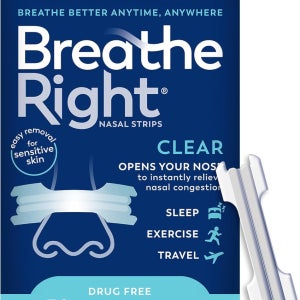 30개입 라지 사이즈 투명 스트립 브리드 라이트 코 숨쉬기 카운트 탄색 코막힘 패치 코골이