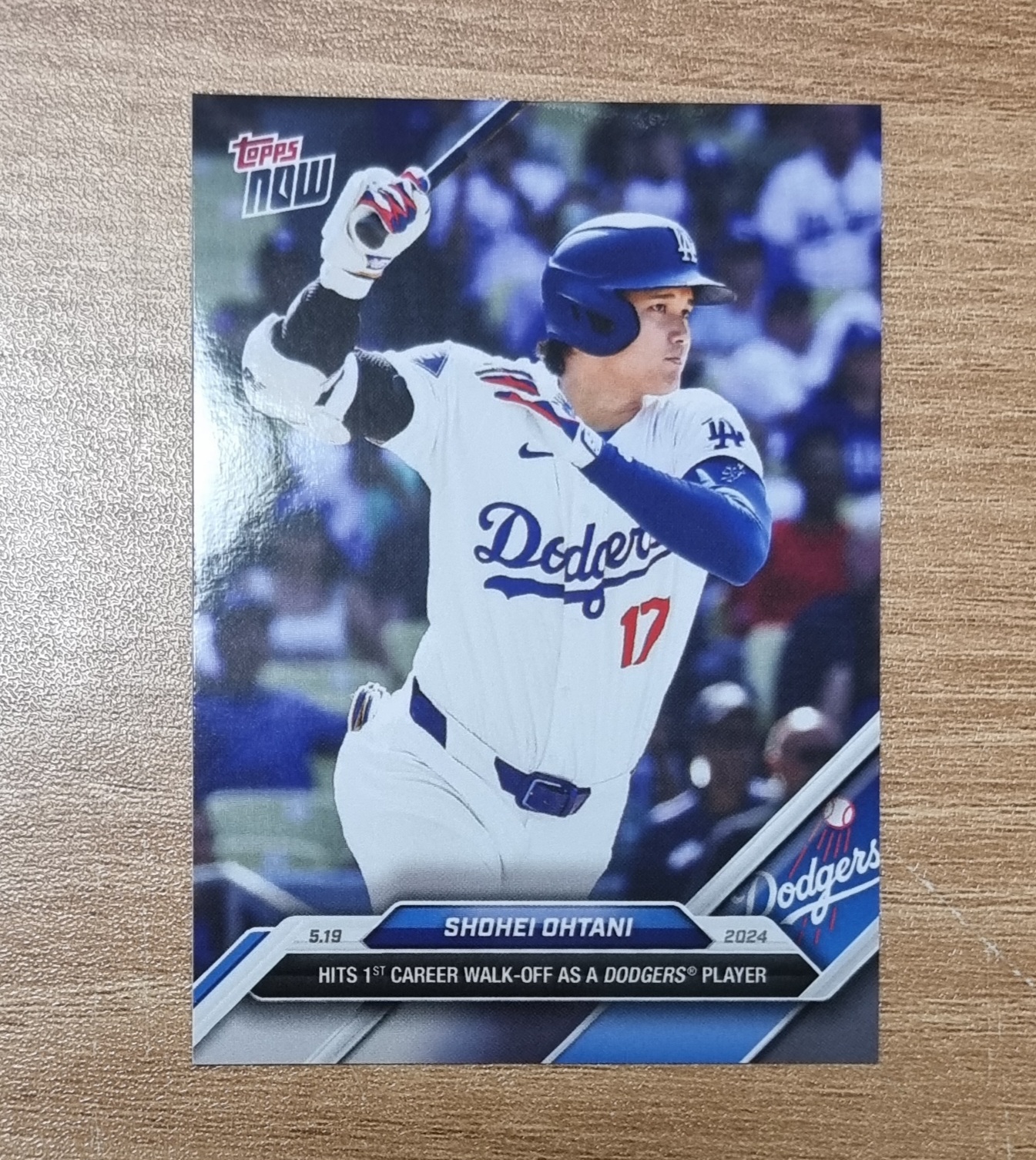오타니 쇼헤이 Shohei Ohtani 1st Walk Off as Dodger 2024 Topps Now No-212 MLB카드